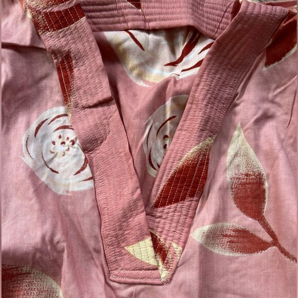 V-neck Kaftan with drawstring waist - Picture 3 of 4